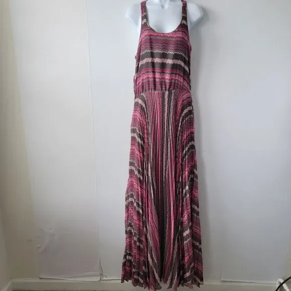 parker pleated maxi dress Stella